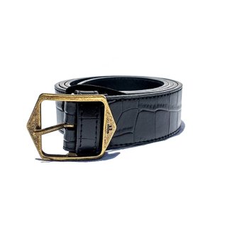 DEFIANCE CROC LEATHER BELT<img class='new_mark_img2' src='https://img.shop-pro.jp/img/new/icons5.gif' style='border:none;display:inline;margin:0px;padding:0px;width:auto;' />