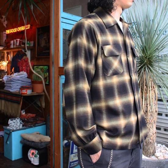 THE GOOD OVERALLS オープンカラーシャツ THE GOOD OMBRE SHIRT - CACTUS CLUBは、アメリカンカルチャーを
