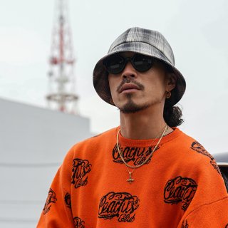 CHECK BUCKET HAT<img class='new_mark_img2' src='https://img.shop-pro.jp/img/new/icons5.gif' style='border:none;display:inline;margin:0px;padding:0px;width:auto;' />