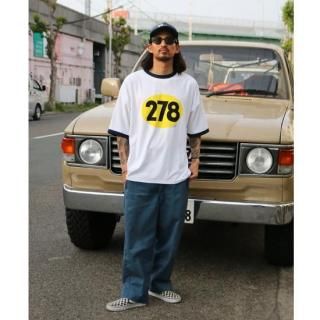 NUMBER 278 RINGER WIDE TEE<img class='new_mark_img2' src='https://img.shop-pro.jp/img/new/icons5.gif' style='border:none;display:inline;margin:0px;padding:0px;width:auto;' />