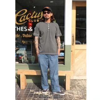 HENLY NECK GARMENT DYED TEE<img class='new_mark_img2' src='https://img.shop-pro.jp/img/new/icons5.gif' style='border:none;display:inline;margin:0px;padding:0px;width:auto;' />