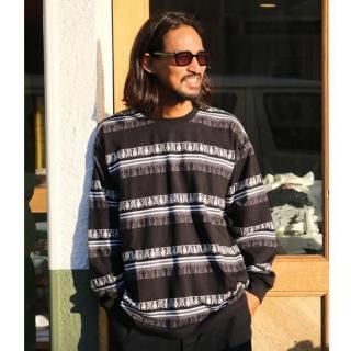 JACQUARD BORDER LS TEE<img class='new_mark_img2' src='https://img.shop-pro.jp/img/new/icons5.gif' style='border:none;display:inline;margin:0px;padding:0px;width:auto;' />