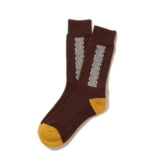 WARM LOGO SOCKS<img class='new_mark_img2' src='https://img.shop-pro.jp/img/new/icons5.gif' style='border:none;display:inline;margin:0px;padding:0px;width:auto;' />