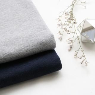 パン柄の裏毛ニット オリジナルニット・生地の専門店amiori 30/30/10TOP杢吊り風ふんわか裏