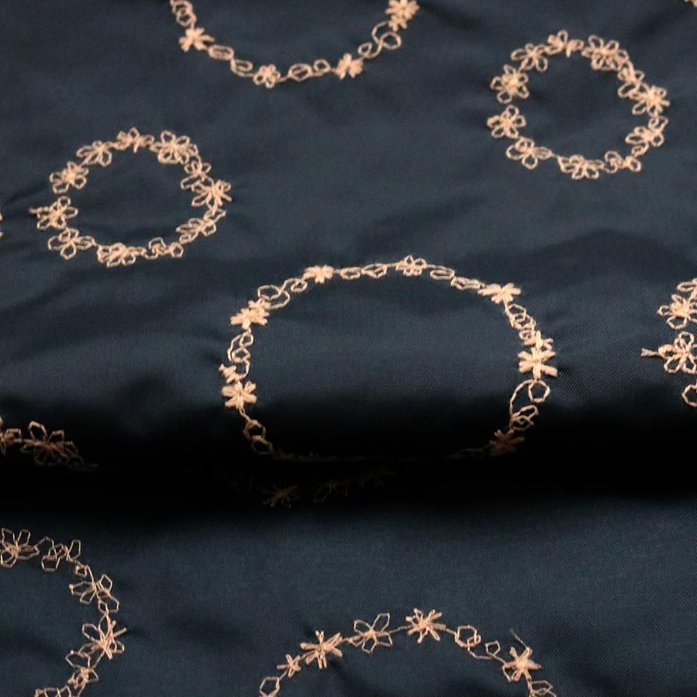 オリジナルニット・生地の専門店amiori シフォンサクランボ柄コットン