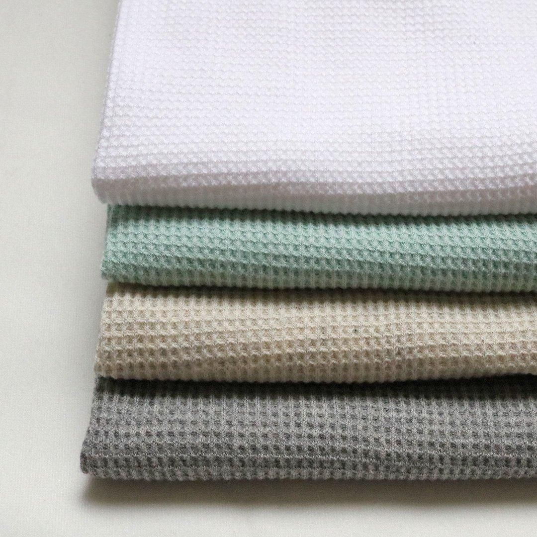 30/-度詰ワッフルニット生地 | 大人も子供も使える - オリジナルニット