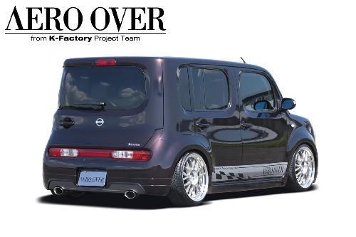 AERO OVER #Z12 日産キューブ用|F+S+R+マフラー 4Pセット AERO OVER #Z12 日産キューブ用|F+S+R+マフラー 4Pセット