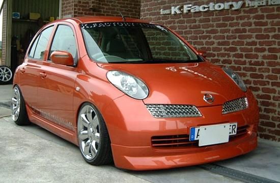 K12マーチ前期用フロントスタイリッシュハーフスポイラー