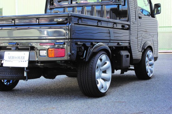 S510Pハイゼット トラック ジャンボ フェンダー 未塗装 ブラック