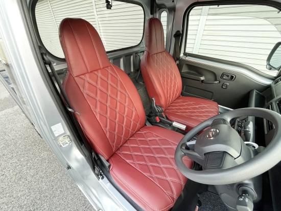 シートカバー ダイヤキルト ハイゼットジャンボ専用(S500P・S510P) 赤 車種別専用シートカバー ダイヤキルト ハイゼットジャンボ(S500P