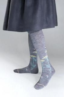 wild carrot tights gray<br>KURI BOTELLA