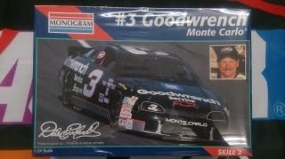 Dale Earnhardt #3 Goodwrench Monte Carlo 1995 1:24 Plastic Model (Monogram)