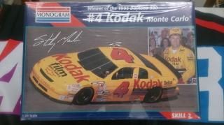 Sterling Marlin #4 Kodak Monte Carlo 1995 1:24 Plastic Model (Monogram)