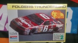 Mark Martin #6 Folgers Thunderbird 1990 1:24 Plastic Model (Monogram)