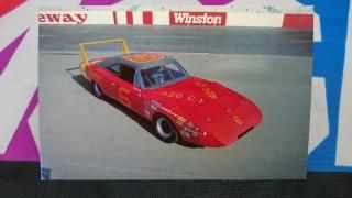 Buddy Baker's  #6 1970 Dodge Daytona Postcard