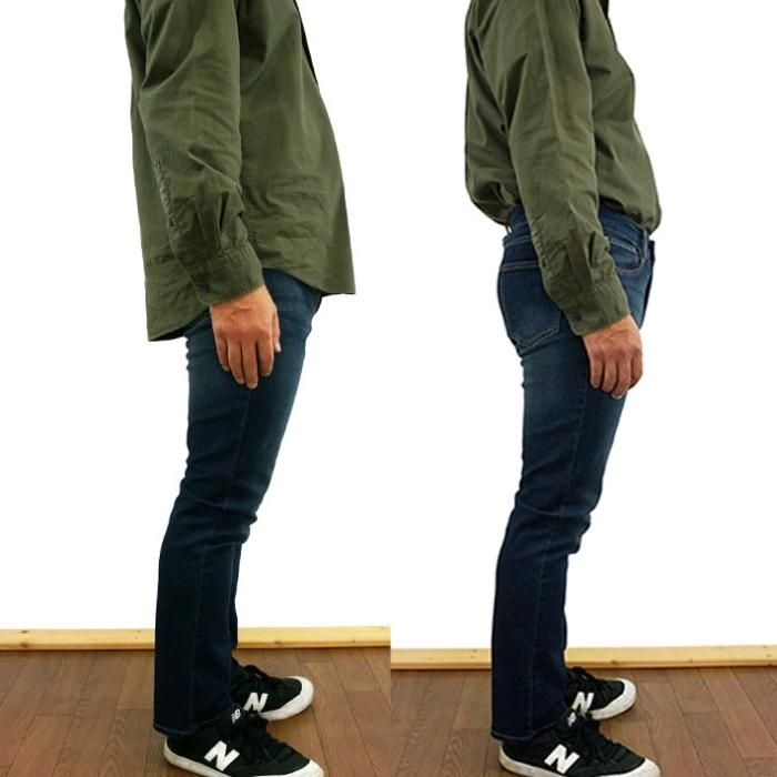 メンズTCデニムストレートパンツ
