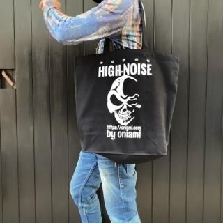 HI-NOI トートバッグ　ブラック　スタッズ有り
