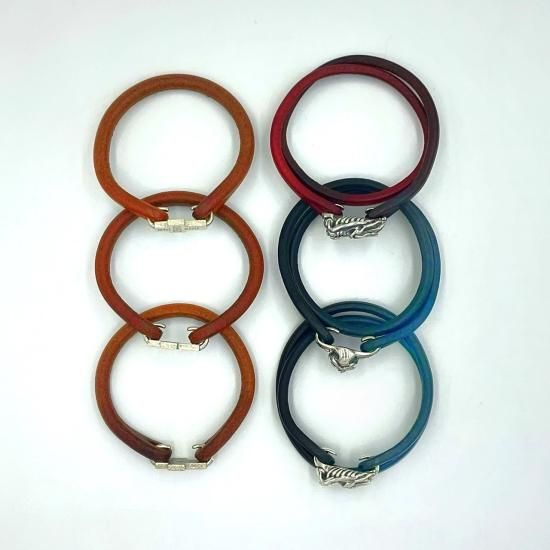 10SALE】 レザーブレスレット M サイズ - 鬼阿弥 10SALE】 レザーブレスレット M サイズ - 鬼阿弥