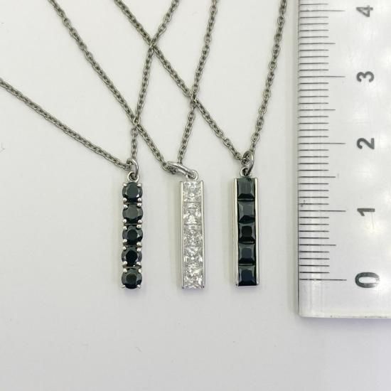 10SALE】SV 5ストーンネックレス - 鬼阿弥