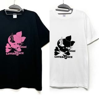 【NEW】ビッグニヒルガールTシャツ ブラックor ホワイト