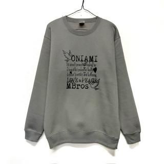 【NEW】クルーネックスウェットシャツ“セメント”