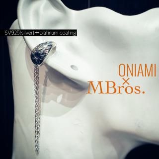 【NEW】タイヨウカフsvチェーン プラチナコーティング【oniami×MBros】