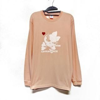 【5月一点モノ】ロングスリーブシャツ L オフピンク【ワンオフ24】