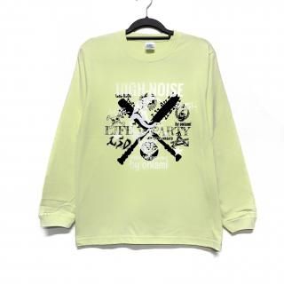【5月一点モノ】ロングスリーブTシャツ M ミルキーライム【ワンオフ43】