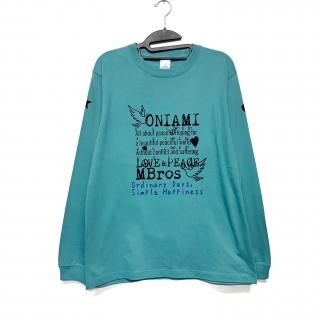 【5月一点モノ】ロングスリーブTシャツ M ヘイジーグリーン【ワンオフ46】