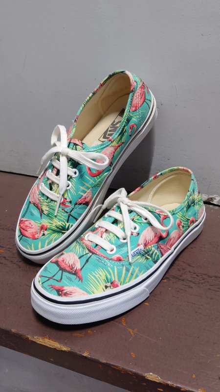 Vans Authentic Van Doren Flamingo US6 24cm Х ƥå ɡ եߥ ˡ (USED)