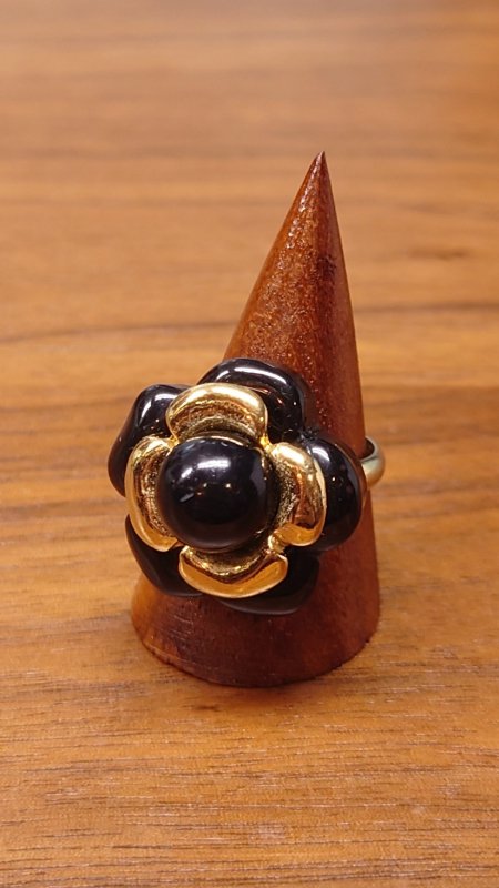 Camellia Japonica Ring カメリア リング 12号 ツバキ 指輪 (USED)