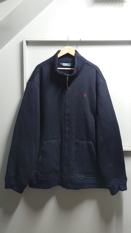 POLO RALPH LAUREN ΢ϥܥ åץå ˥åȥѥ 㥱å ͥӡ 3XLT-TALL ܡѥåդ ե (USED)