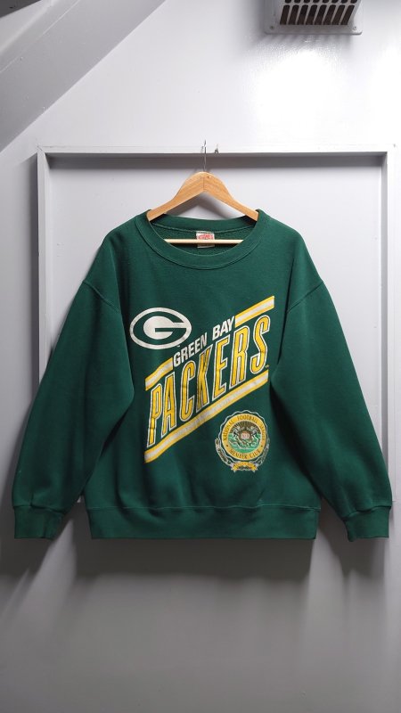 90s NUTMEG USA NFL GREEN BAY PACKERS  ץ å ꡼ L ȥ졼ʡ (VINTAGE)