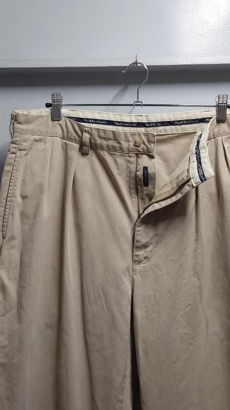 90's Polo Ralph Lauren “ANDREW PANT” ツータック チノ パンツ 90's Polo Ralph Lauren “ANDREW PANT” ツータック チノ パンツ