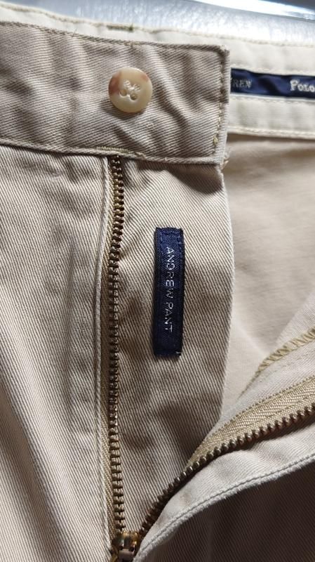 90's Polo Ralph Lauren “ANDREW PANT” ツータック チノ パンツ 90's Polo Ralph Lauren “ANDREW PANT” ツータック チノ パンツ