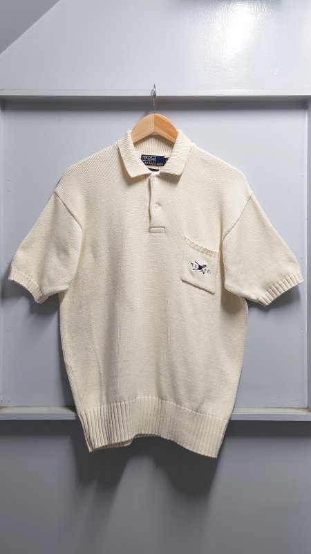 <img class='new_mark_img1' src='https://img.shop-pro.jp/img/new/icons5.gif' style='border:none;display:inline;margin:0px;padding:0px;width:auto;' />90s Polo Ralph Lauren åȥ˥å ݥ ܥ꡼ L Ⱦµ ե (VINTAGE)