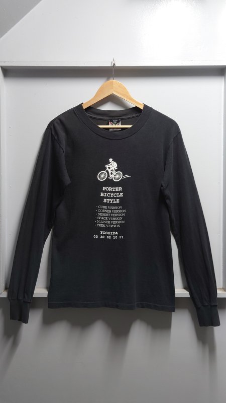 <img class='new_mark_img1' src='https://img.shop-pro.jp/img/new/icons5.gif' style='border:none;display:inline;margin:0px;padding:0px;width:auto;' />90s PORTER USA PORTER BICYCLE STYLE 󥰥꡼ T ֥å S Ĺµ 󥰥륹ƥå (VINTAGE)