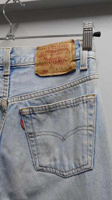 90's Levi's USA製 501-5900 デニム パンツ W28 L36 ボタン裏552 90's Levi's USA製 501-5900 デニム パンツ W28 L36 ボタン裏552