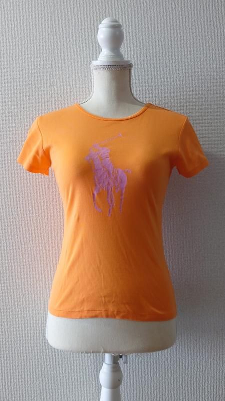 90-00s Ralph Lauren Pink Pony USA ץ T  M Ⱦµ ե 1990-2000ǯ (USED)