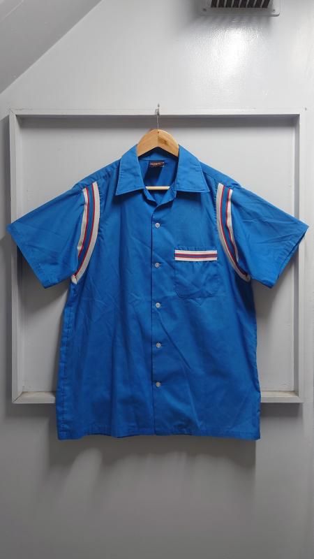 80s HILTON USA Wild Industry ܡ󥰥 ֥롼 M Ⱦµ (VINTAGE)