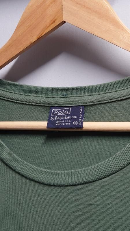 90's Polo Ralph Lauren USA製 シングルステッチ 耳付きポケット