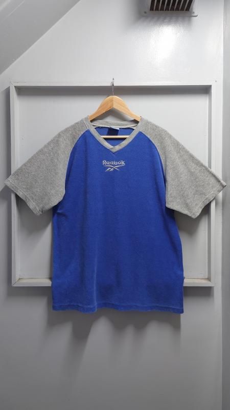 Reebok ѥ 饰T ֥롼ߥ졼 XL Ⱦµ (USED)