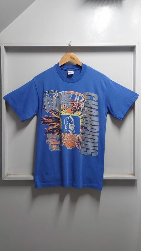 1992s Duke Blue Devils USA 󥰥륹ƥå ץT M Ⱦµ (VINTAGE)