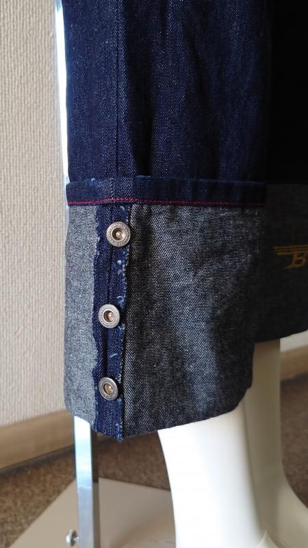 90-00's BETTY'S BLUE ワイドロールアップ デニムパンツ サイズ9 90-00's BETTY'S BLUE ワイドロールアップ デニムパンツ サイズ9