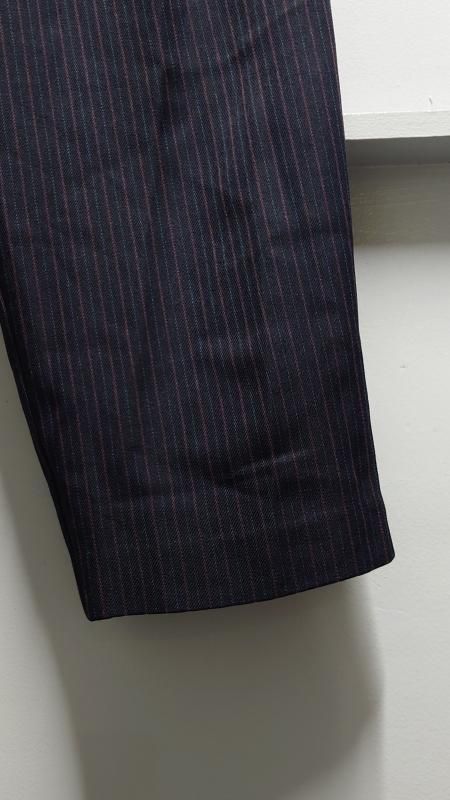 USA製 90s ALFRED DUNNER PETITE ストライプ テーパード