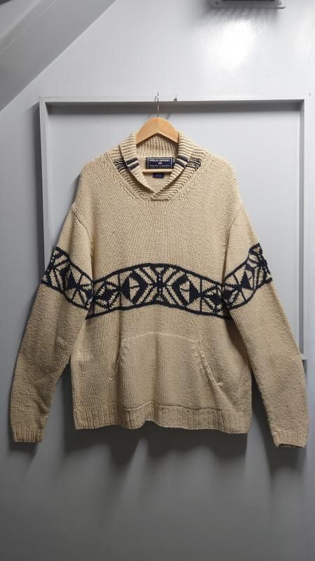 90s POLO SPORT RALPH LAUREN HAND KNIT 硼륫顼 륯˥å  XL ե (VINTAGE)