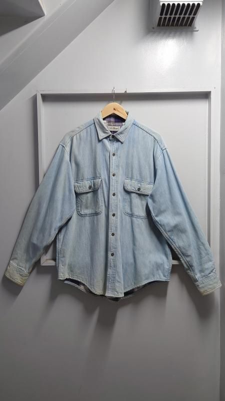 90s L.L.Bean ʥ ΢ϥåͥ ǥ˥  M (VINTAGE)