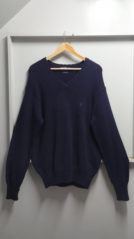 90s Polo Ralph Lauren Vͥå åȥ˥å  ͥӡ L ե (VINTAGE)