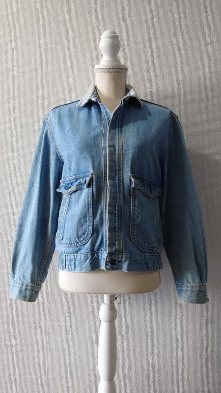 80-90s Levi's USA 57511-0214 A2-Type ߥǥ ǥ˥ॸ㥱å L ǥѥå (VINTAGE)