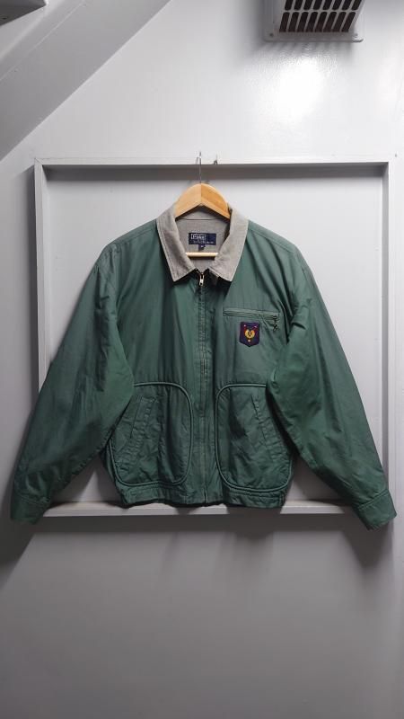 80-90s Polo Ralph Lauren Crest 󥹥դ ɥꥺ顼㥱å M ե (VINTAGE)